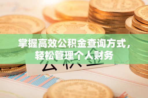 宝山掌握高效公积金查询方式，轻松管理个人财务