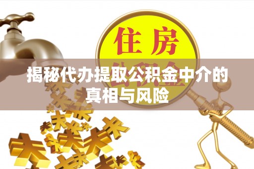 宝山揭秘代办提取公积金中介的真相与风险