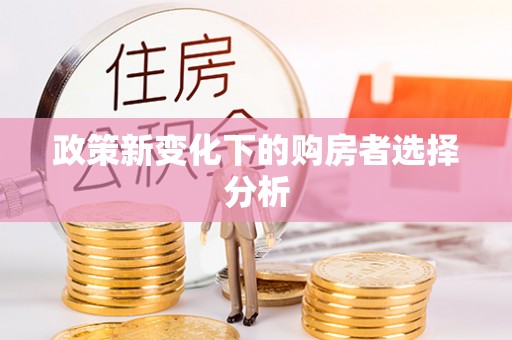宝山政策新变化下的购房者选择分析