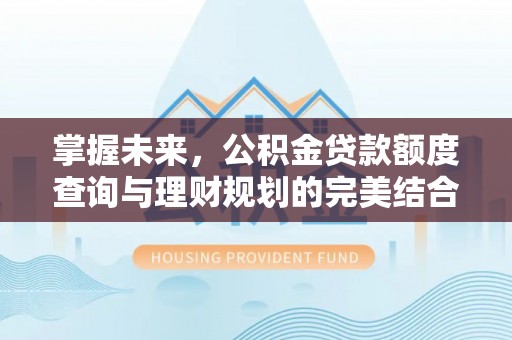 宝山掌握未来，公积金贷款额度查询与理财规划的完美结合