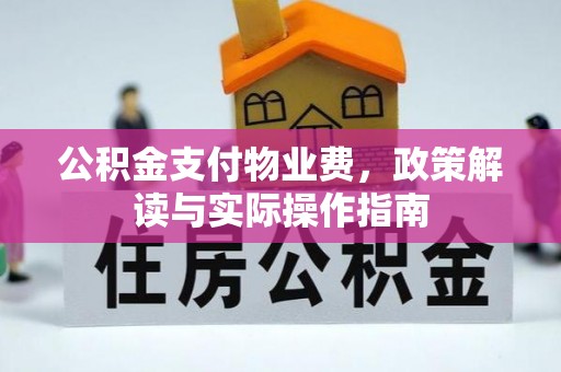 宝山公积金支付物业费，政策解读与实际操作指南