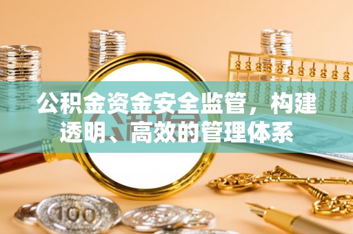 宝山公积金资金安全监管，构建透明、高效的管理体系